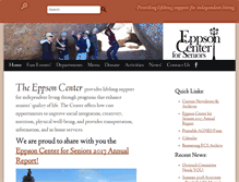 Tablet Screenshot of eppsoncenter.org